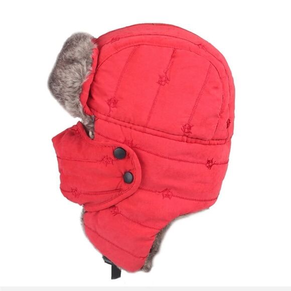 Windproof Men Women Warm Trapper Hat Winter Russian Hats with Mask Ushanka Hat main image 8